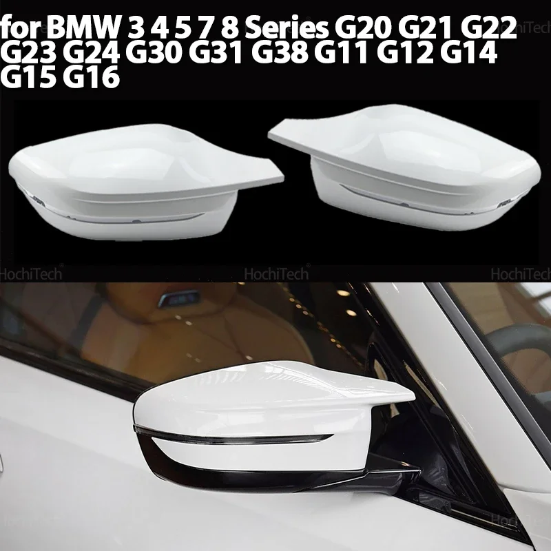 

For BMW 3 4 5 7 8 Series G20 G21 G30 G38 G22 G23 G11 G12 G15 G16 Car Rear View Door Wing Side Mirror Cover Caps Shell Case