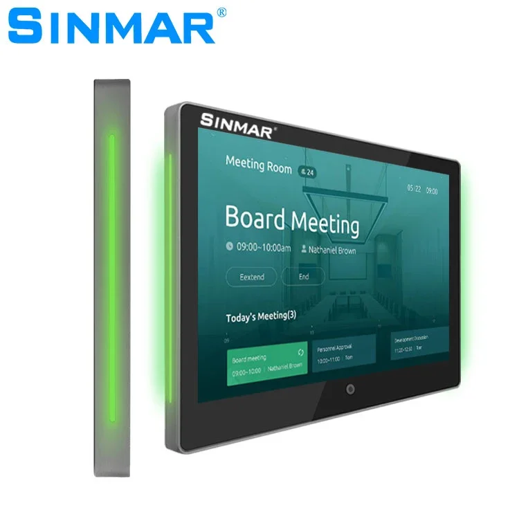 8 10 13 Inch Led Light Tablet Pc Tablette Wall Mount Android 11 Meeting Room Booking Display Meeting Room Tablet Pc