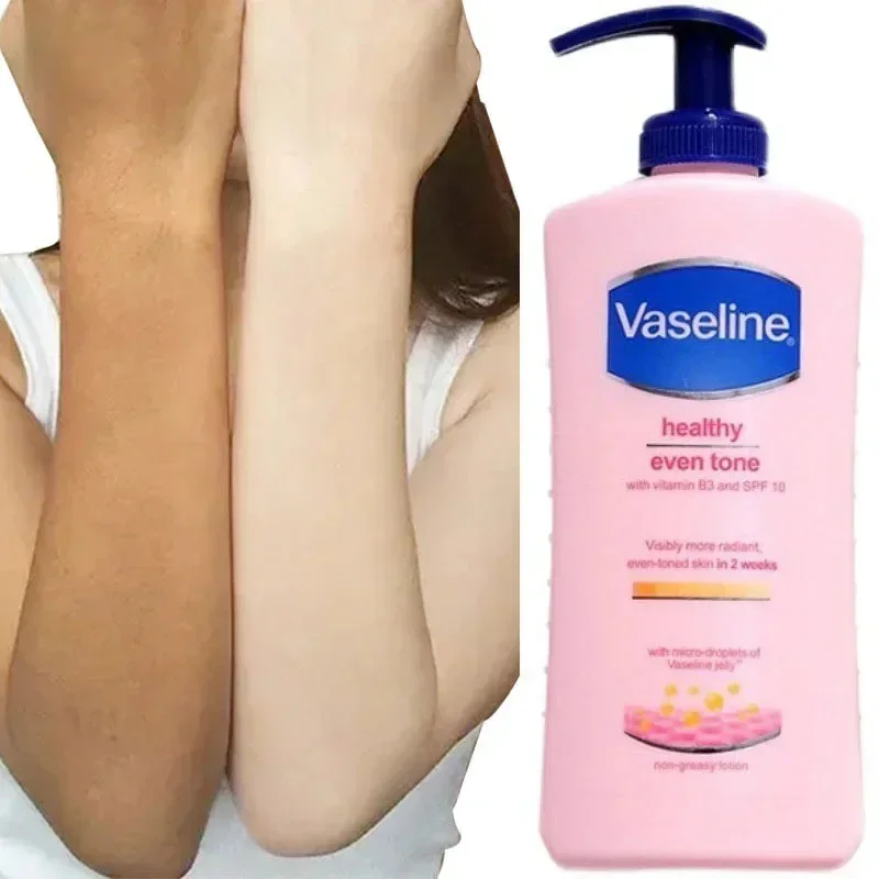 400ml Vaseline Niacinamide Body Lotion Relieves Dry and Dehydrated Skin Exfoliates and Brightens Skin Tone Hydrating Body Lotion