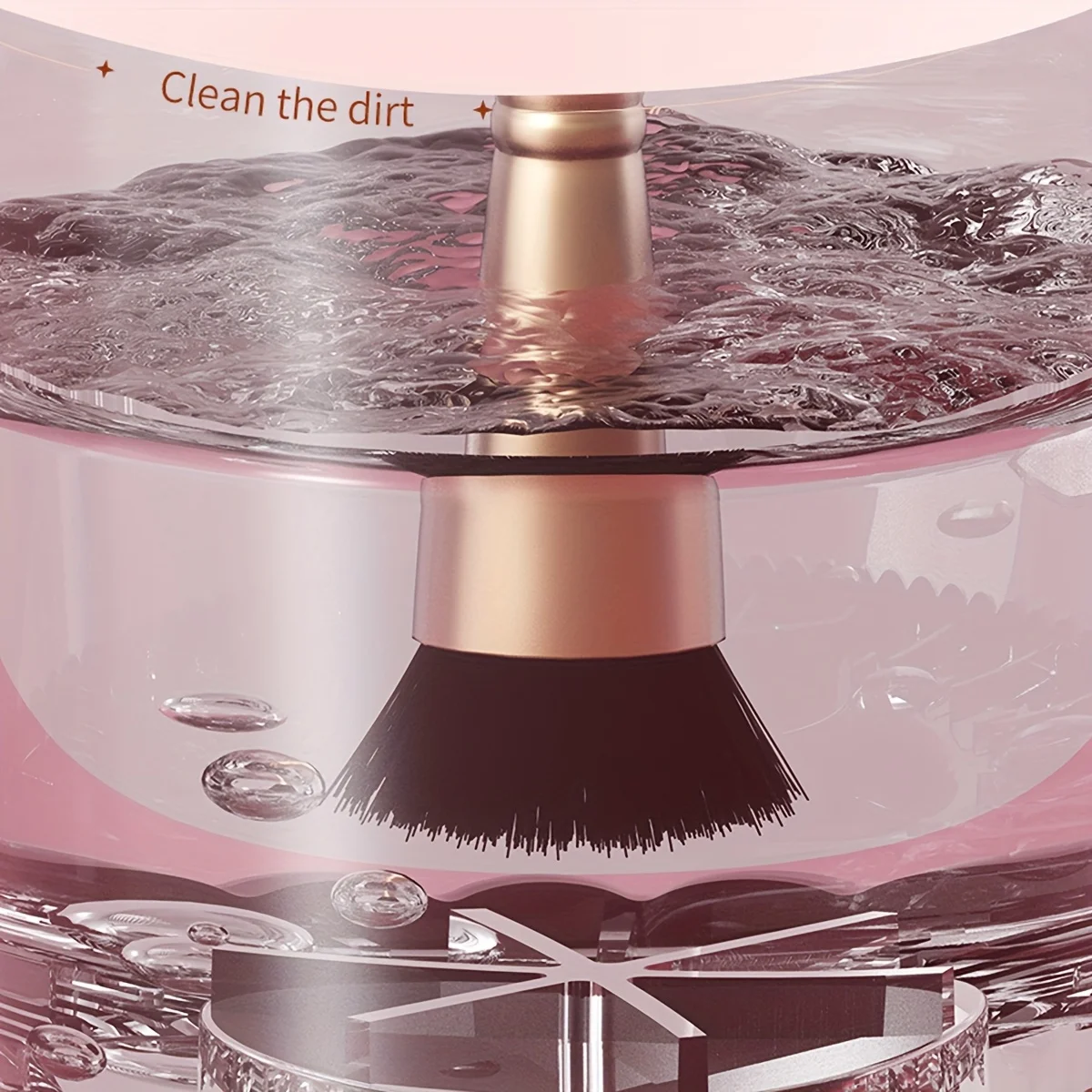 Nettoyeur de pinceaux de maquillage électrique rotatif automatique, alimenté par USB, nettoyage en profondeur Portable, la plupart des brosses, appareils cylindriques élégants