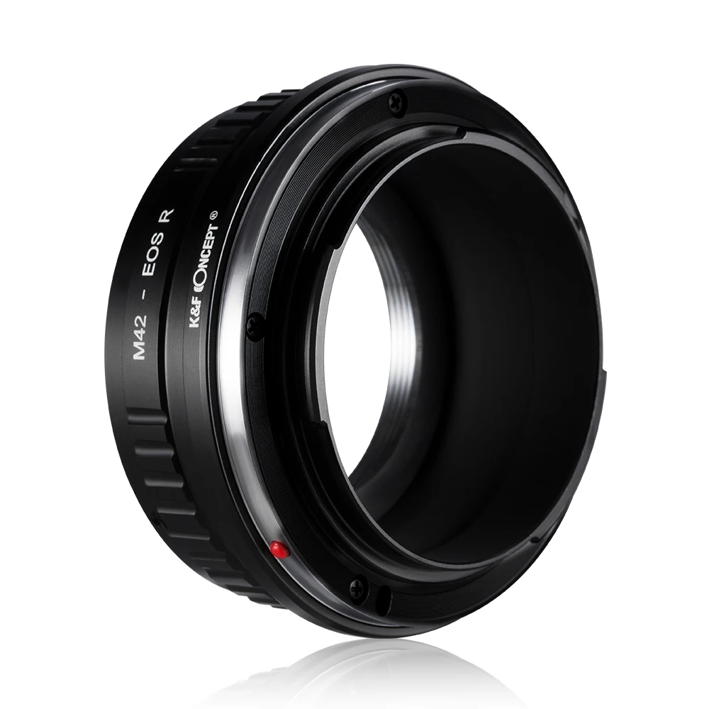 K&F Concept M42-EOS R Lens Mount Adapter for M42 Lens to Compatible For Canon EOS R Cameras Body for Canon EOS R RA R5 R6 Mount