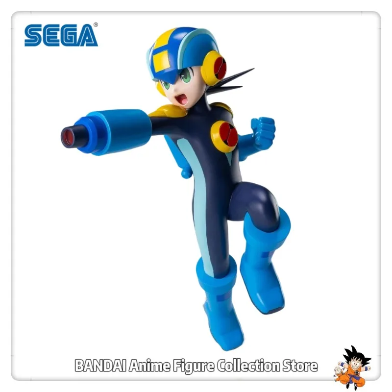 Image of Vorverkauf im Oktober 2026: Original SEGA Luminasta ROCK MAN BATTLE NETWORK Mega Man Modelle, 22 cm hoch, Ornamente, Zubehör, Geschenke