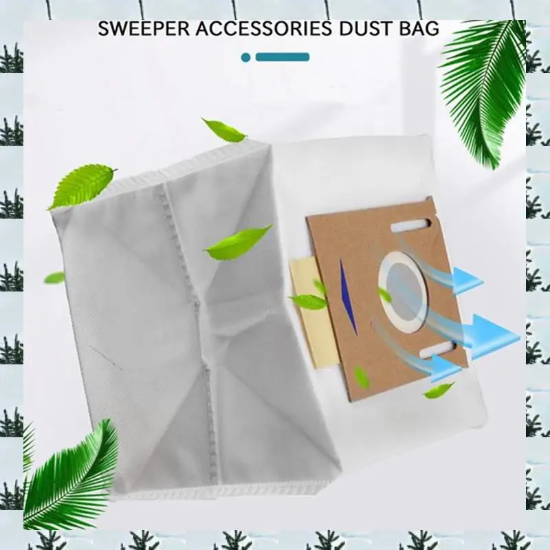 

ABLG 12PCS Non Woven Dust Bag For ECOVACS Deebot T8 Max T8 AIVI T9 Robot Vacuum Cleaner Replacement Accessories