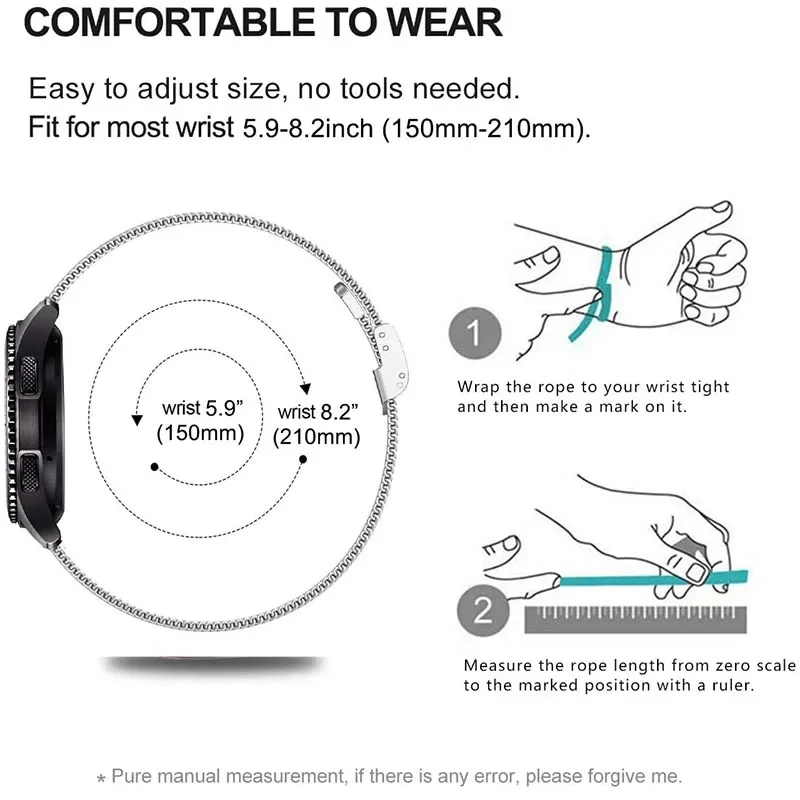 22 مللي متر مشبك ميلانو حزام لساعة شاومي 2 برو المعادن الرياضة سوار لساعة شاومي S4 S3 S2 S1 نشط Correa Mi اللون 2 #2
