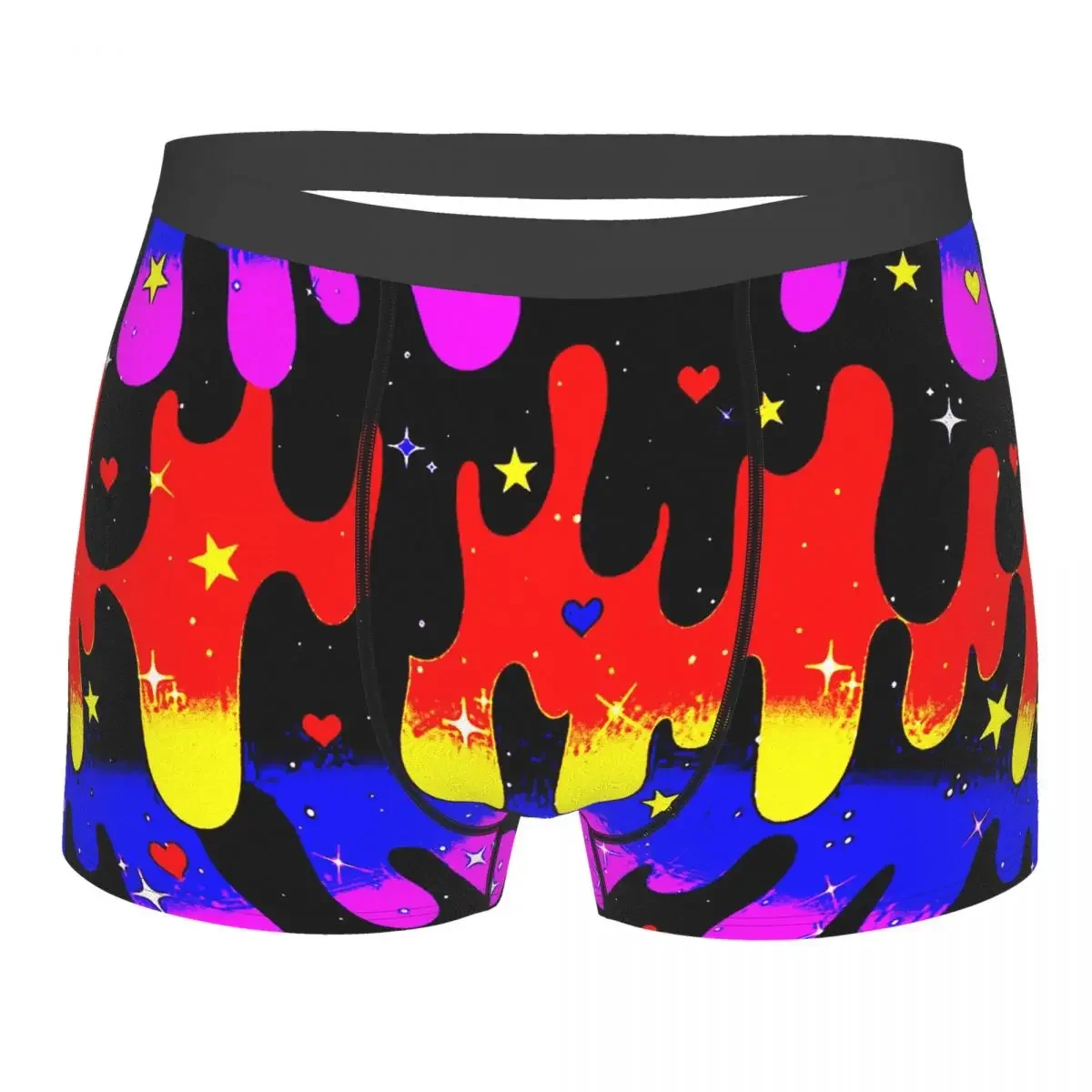 Halloween Slime Goth 1980s Subculture Rock Romance Underpants Breathbale Panties Male Underwear Print Shorts Boxer Briefs