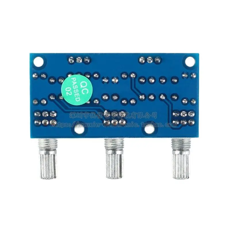 Power amplifier front stage passive tuning board High and low voltage tuning/attenuation passive tone board/