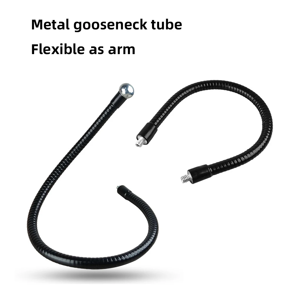 مرنة أنبوب معدني قضيب Monopod Selfie عصا تقف مع 1/4 بوصة المسمار/الكرة رئيس تمديد الذراع للكاميرا ترايبود الهاتف المحمول