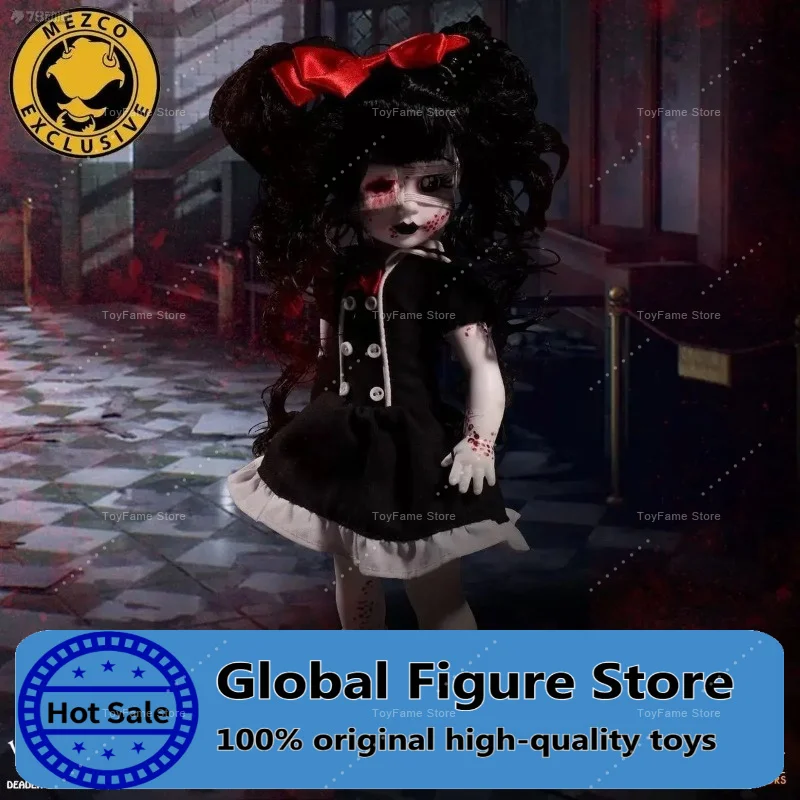 

In Stock Mezco 10 Inch Living Dead Doll Series M3gan Statue Megan Action Figure Model Doll Collection Gift Ornament