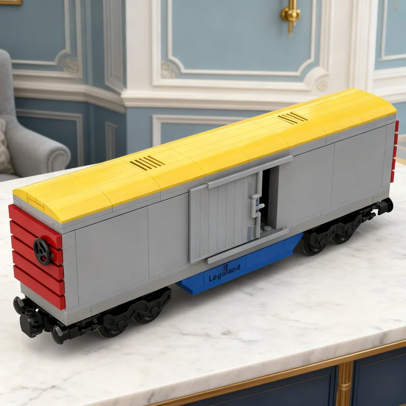

Набор для сборки модели поезда MOC 6W Boxcar Villy Thomsen 32l, 164 детали, креативный конструктор, подарок, декор, для взрослых и детей, премиум-класс