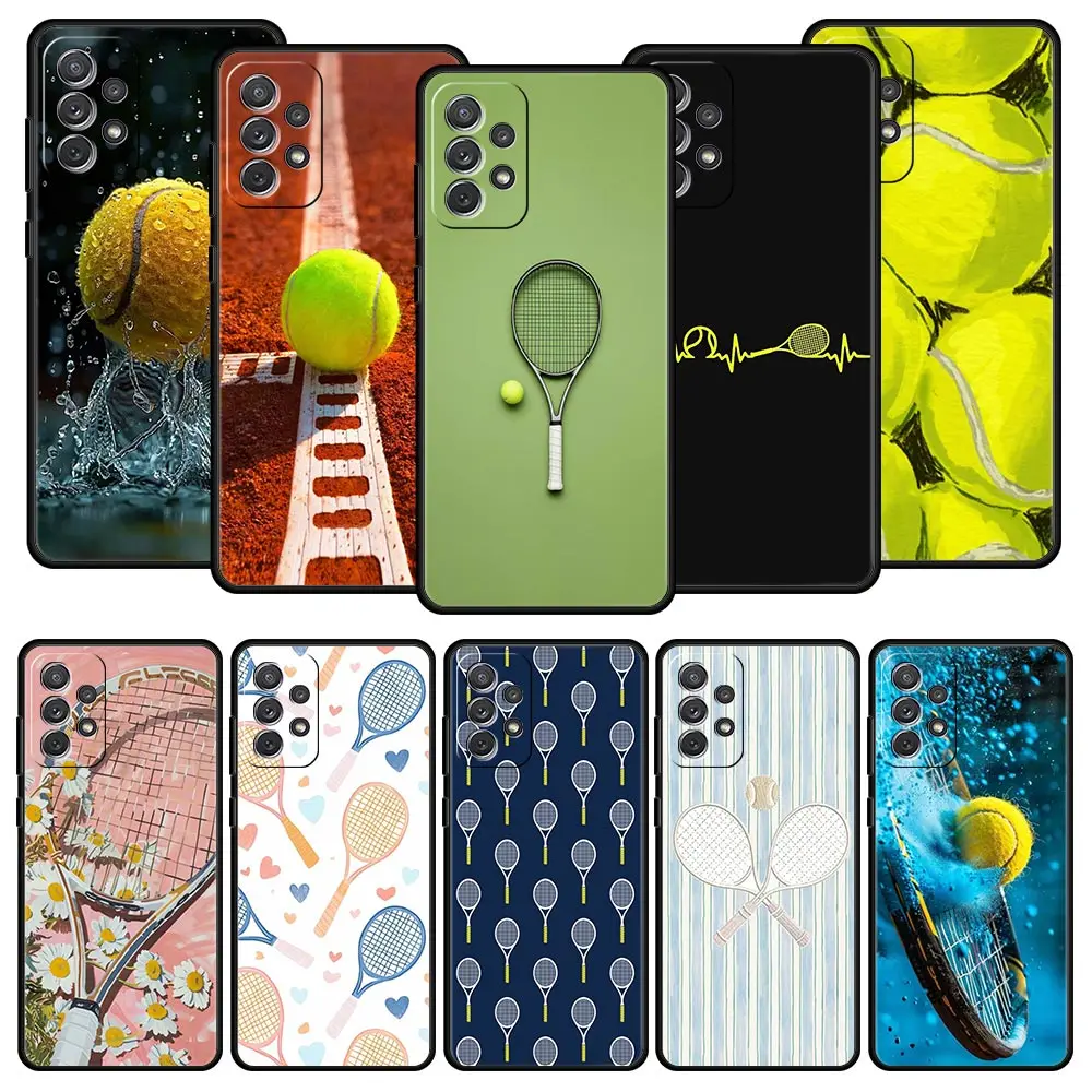 Sport Tennis Phone Case for Samsung Galaxy A17 A13 A15 A25 A35 A51 A55 A71 A21S A11 A31 A41 A23 A53 A73 A32 5G A03S A05s Cover