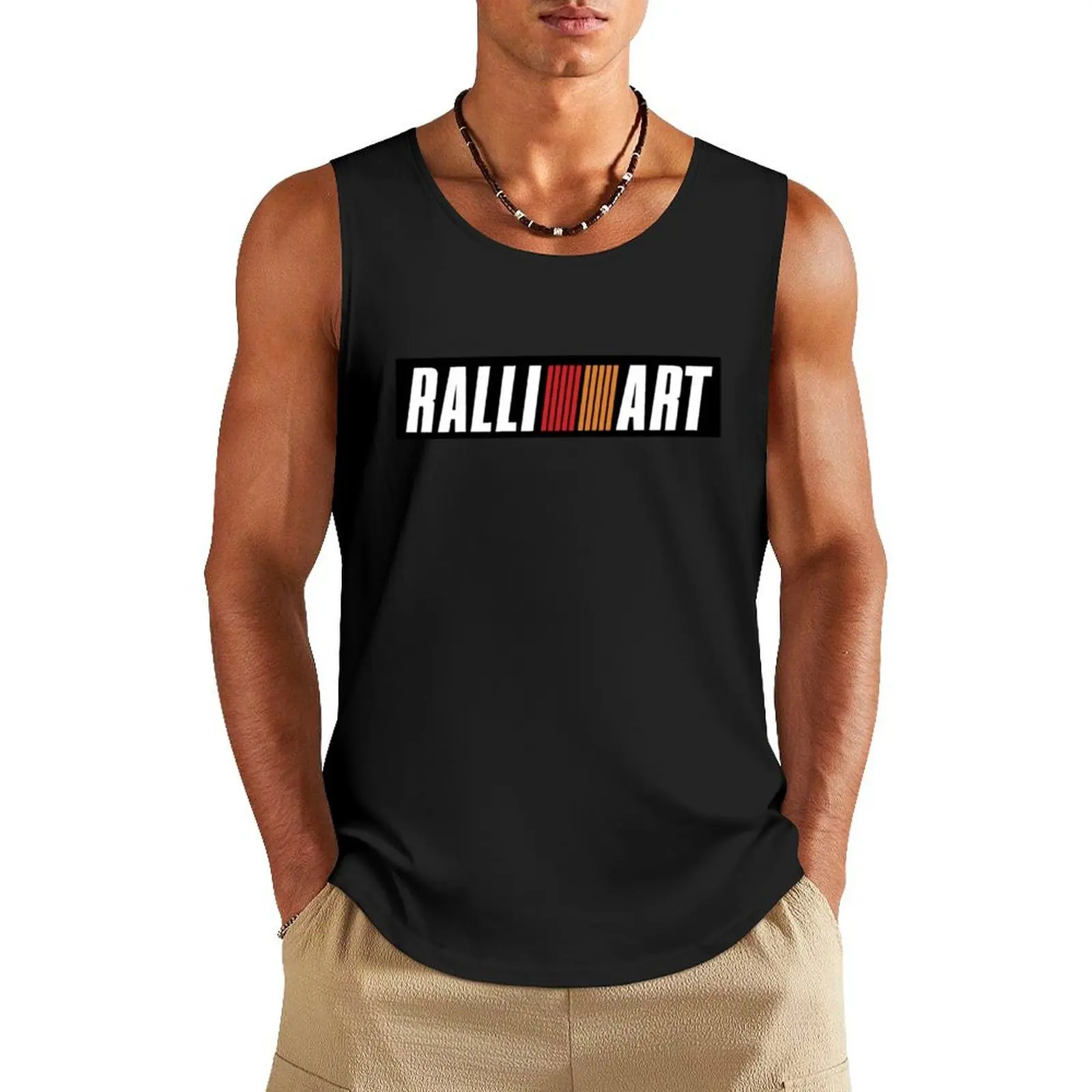 

RalliArt - Automotive Tank Top Men's singlets Men's cotton t-shirt t-shirt for man fitness clothing for men