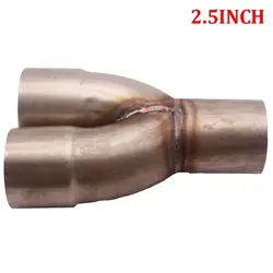2-1 Stainless Exhaust Merge Collector Dual 2.5