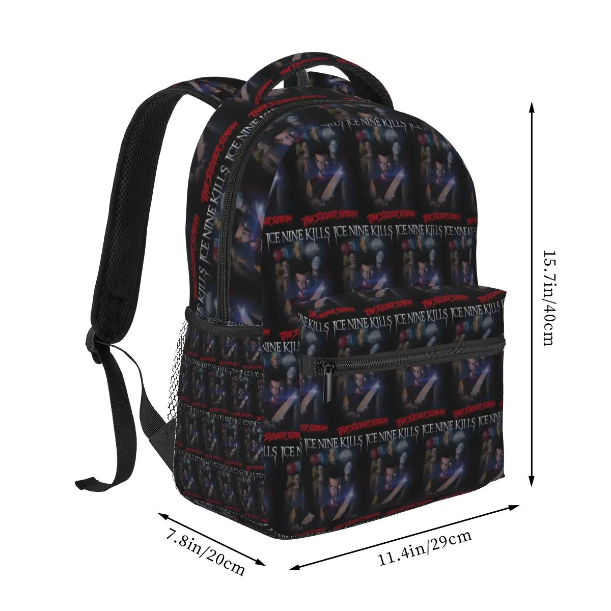 Band Ice Nine Kills Backpack Student Boys Girls BookBag Children School Bag Computer Shoulder Bags for Men Women