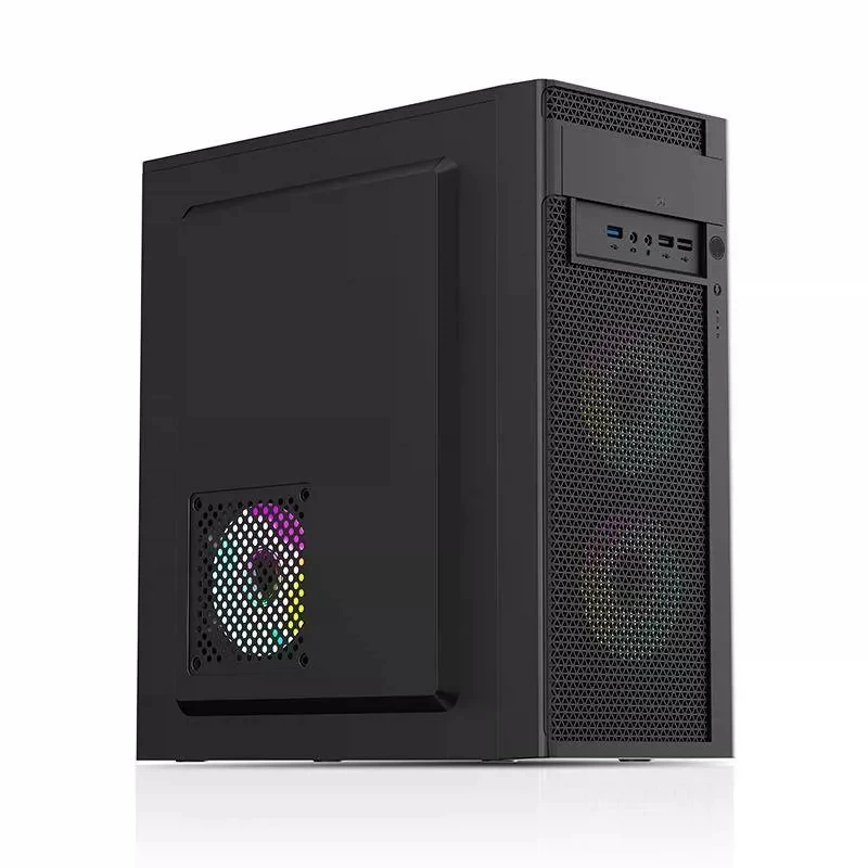 ATX Gaming PC Case Side Transparent USB3.0, Support Water Cooling & Back Cable Routing DIY Empty Chassis