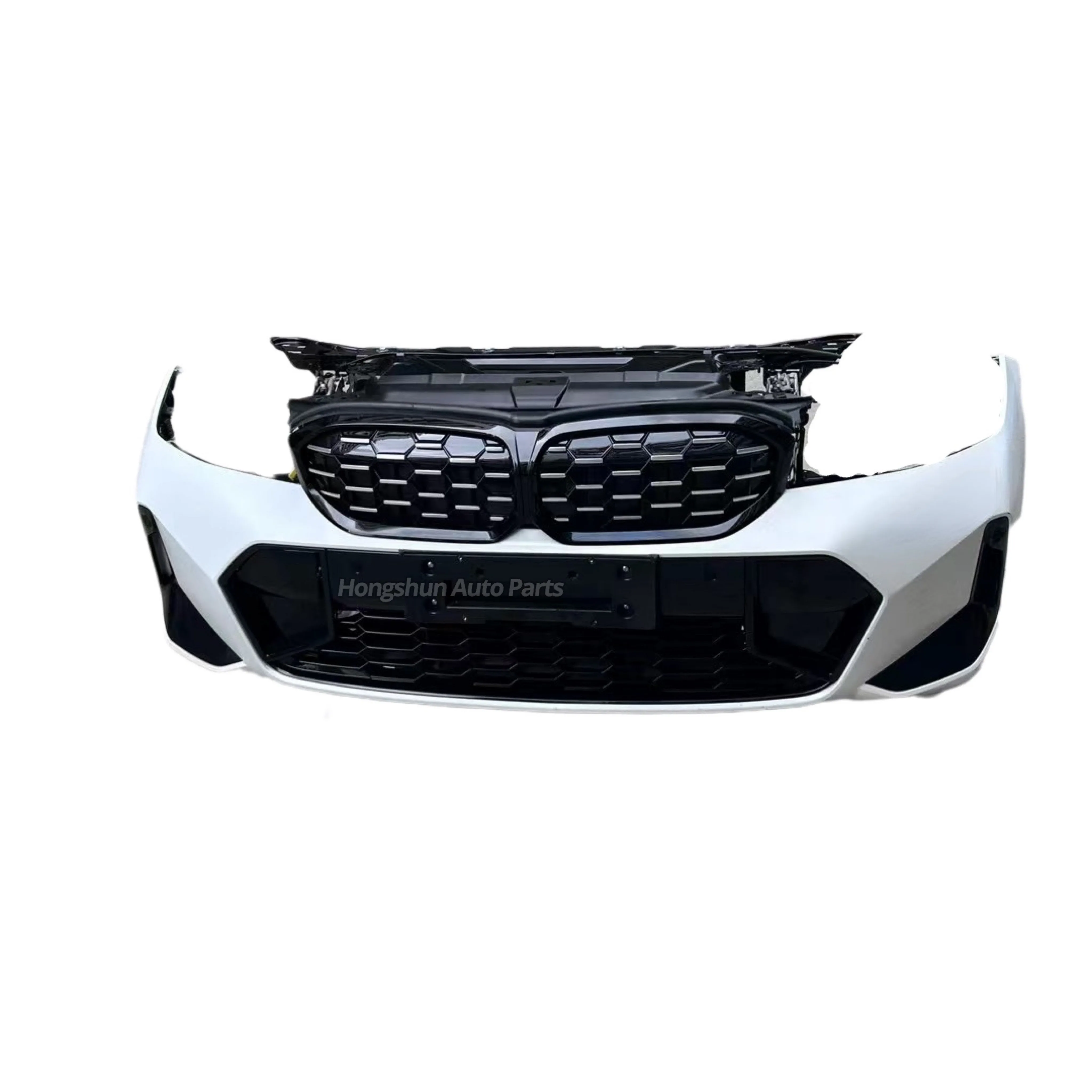 For BMW M3 style body kit 3 Series G20 G28 body kit front bumper with grille radiator headlights