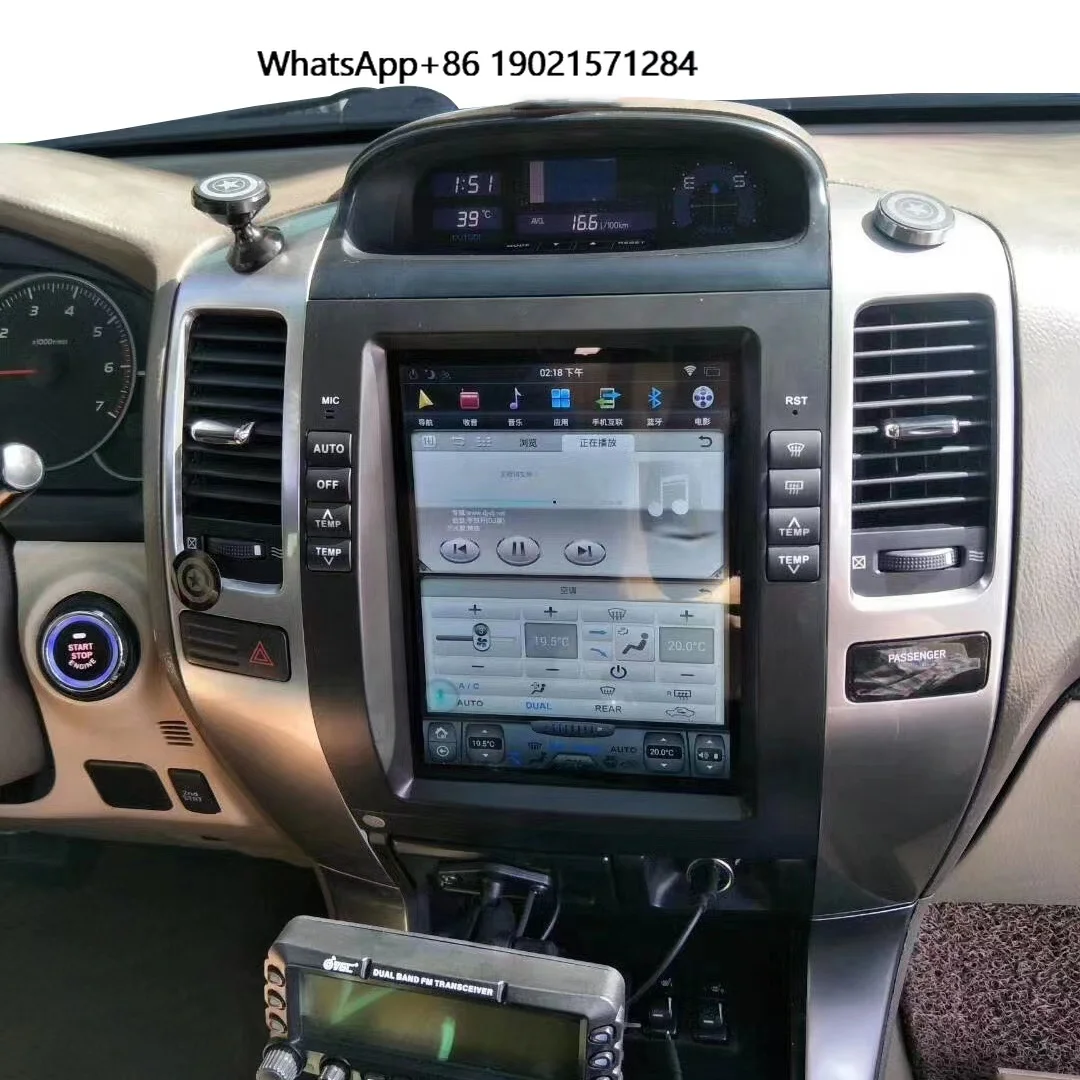 Style Android Car DVD Player for  Prado 120 Land Cruiser 2002 -2009 Lexus GX470 with Google Maps Online Video Player