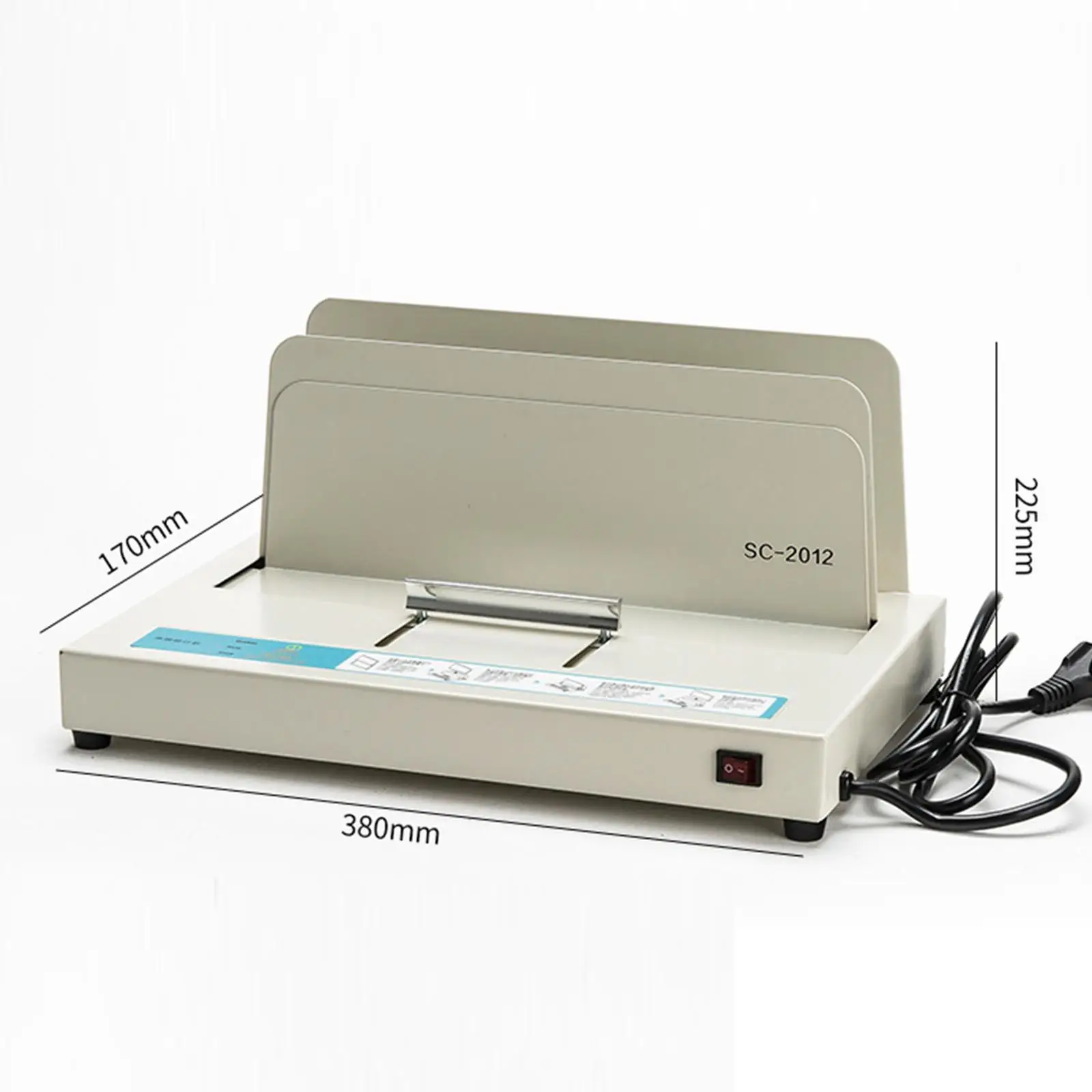 Máquina de encadernação térmica elétrica, Adaptador EUA, Cola Hot Melt, Pasta para documentos contratuais, Documentos contratuais, Concursos de escritório