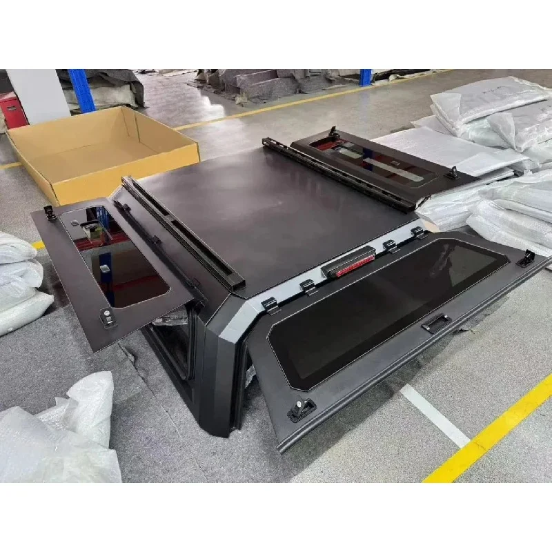 Durable All Series Manual 4X4 Pickup Three-Door Le High-Lid Canopy Manganese Steel Aluminum Alloy Material-Theft