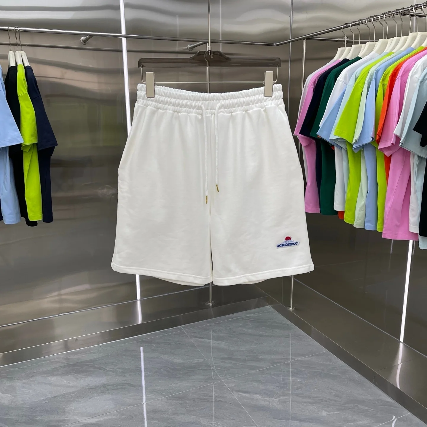 캐주얼 프린트 남성 반바지 2025 신상 슬림핏 다용도 면 여름 반바지 일상 착용 및 작업용