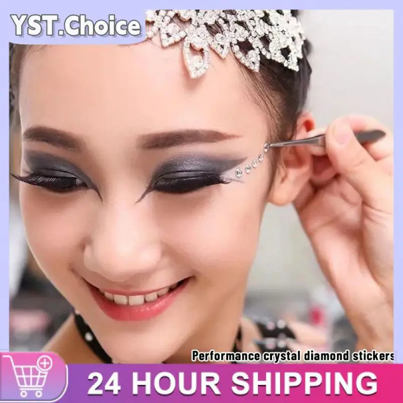 Multi-size Eye Makeup Colorful Decoration Water Drill Facial Versatile Long-lasting Stylish Best-selling Acrylic Stick-on Drill