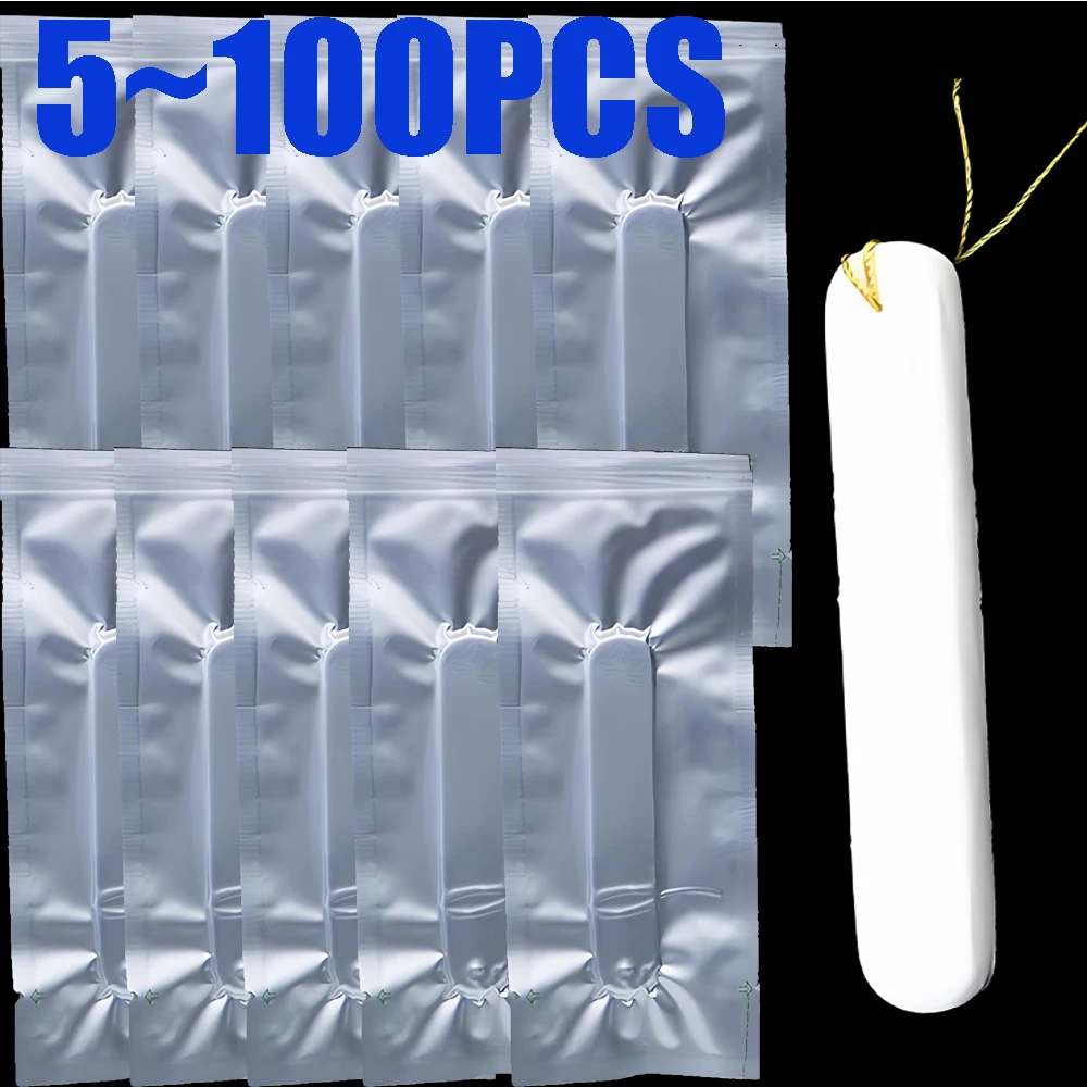 5~100PCS Disposable Nasal Dressing Medical Hemostatic PVA Sponge Nose Bleeding Nasal Packing Haemostasis Plug Accessories