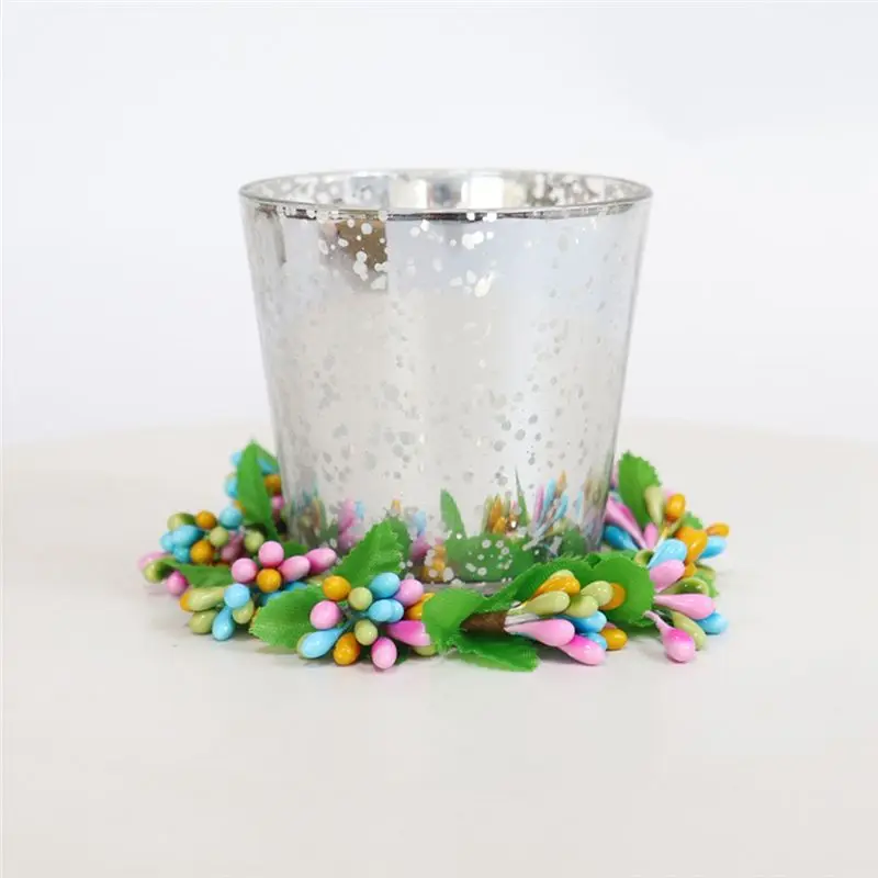 

2026 + 3PCS Easter Wreath,Easter Colorful Eggs and Flowers Door Wreath for Front Door Easter DéCor for Easter Gifts