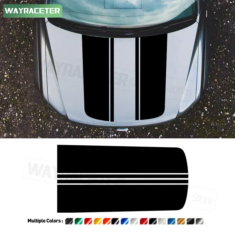 

Car Engine Cover Carbon Fiber Vinyl Decal Hood Bonnet Stripes Sticker For Volkswagen VW Amarok 4X4 Motion Off Road Accessories
