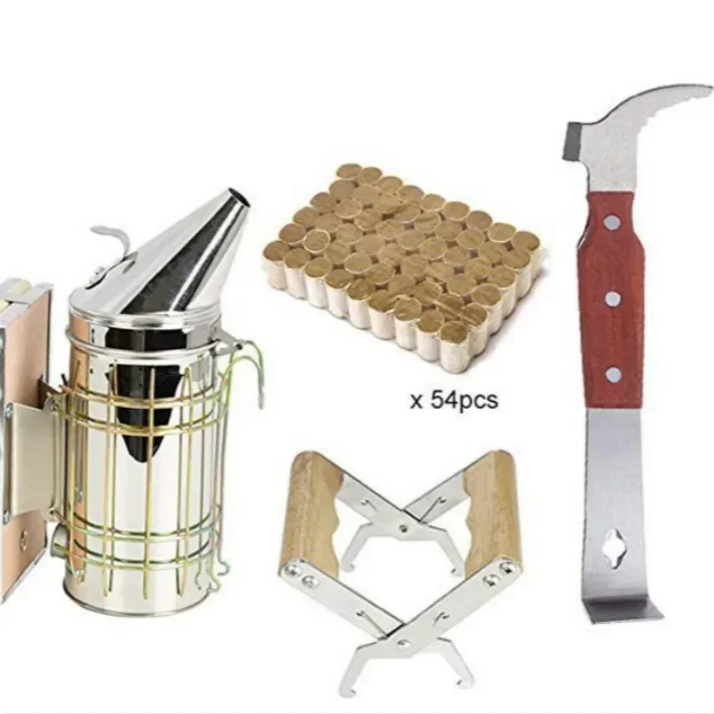 

4PCS/set Beekeeping Tools Basic Beekeeping Set Bees Drive Spleen Clip Hive Tool