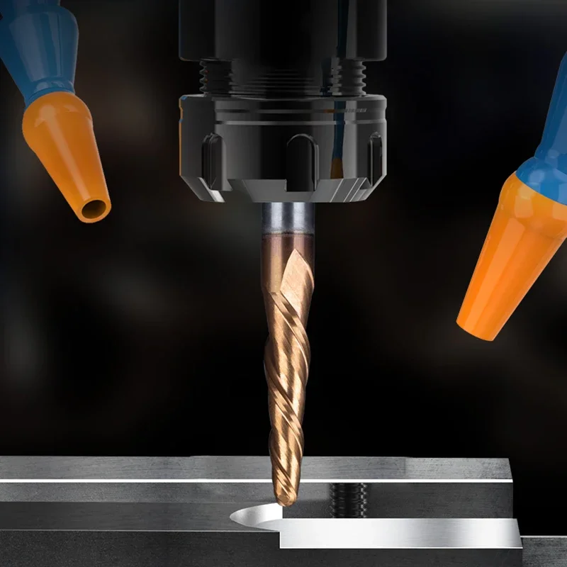 Carbide Ball Nose Router Bit CNC Tapered End Mills 2 Flutes HRC55 Milling Cutters Endmill Wood Metal Engraving Tool Carving Bit