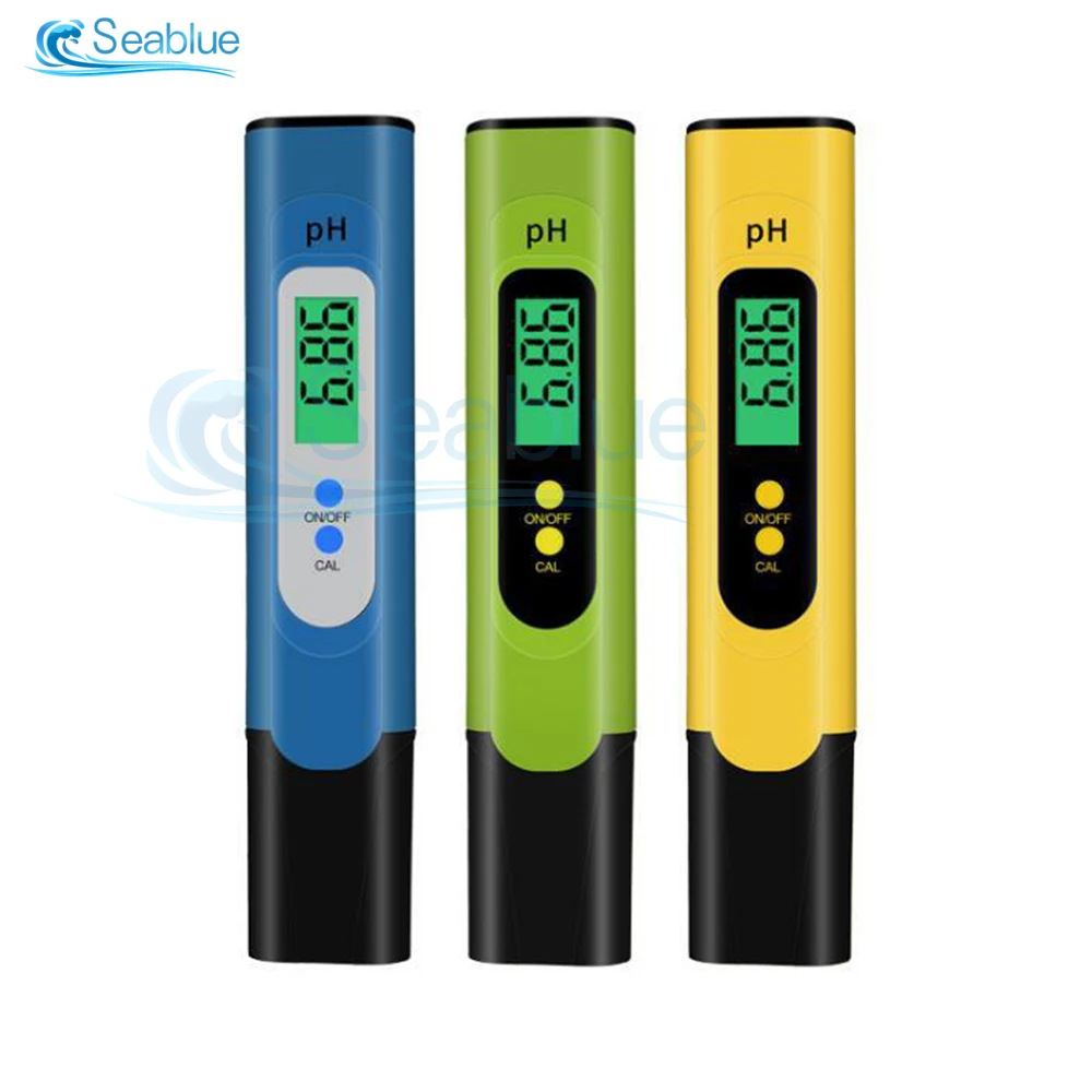 PH Meter Pen Tester LCD Digital Display 0.01 High Precision Water Quality TDS EC Tester 0-14PH Measurement Home/Aquarium/Pool