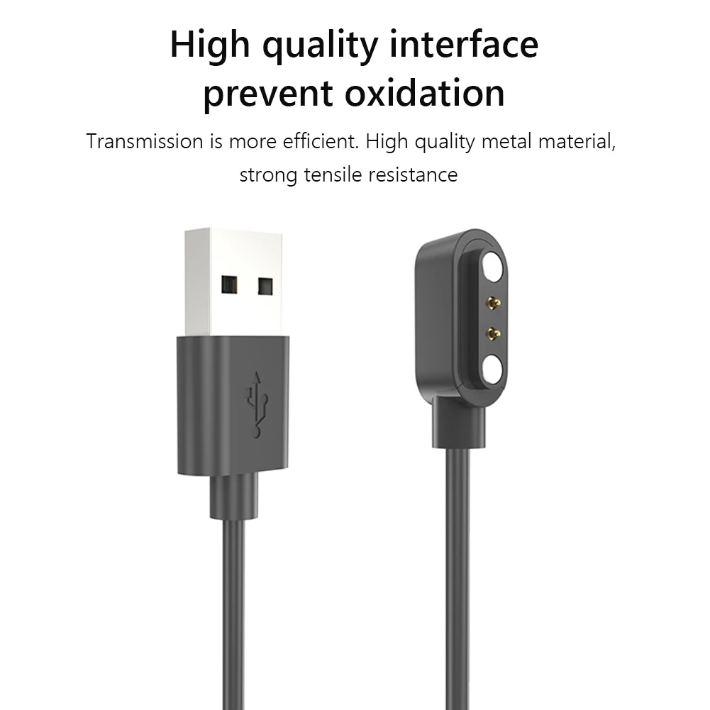 

Магнитный зарядный кабель, безопасный USB-кабель для зарядки наручных часов, сменные аксессуары для спортивных часов Zeblaze Ares 3