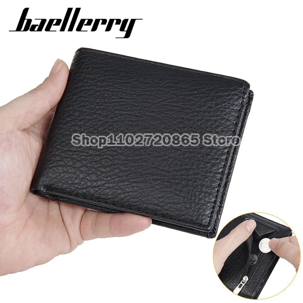 Portafoglio Sonics in pelle da uomo Anime carino semplice moda di alta qualità multicard-slot pacchetto cartone animato anime borsa nera regalo di compleanno