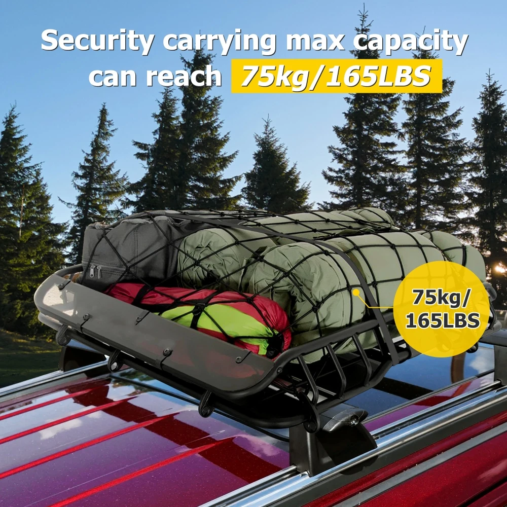 For Jeep Grand Cherokee 2011-2021 Roof Rack Cross Bar Roof Top Luggage Kayaks Bike Carrier Rack Storage Holder 68KG Load
