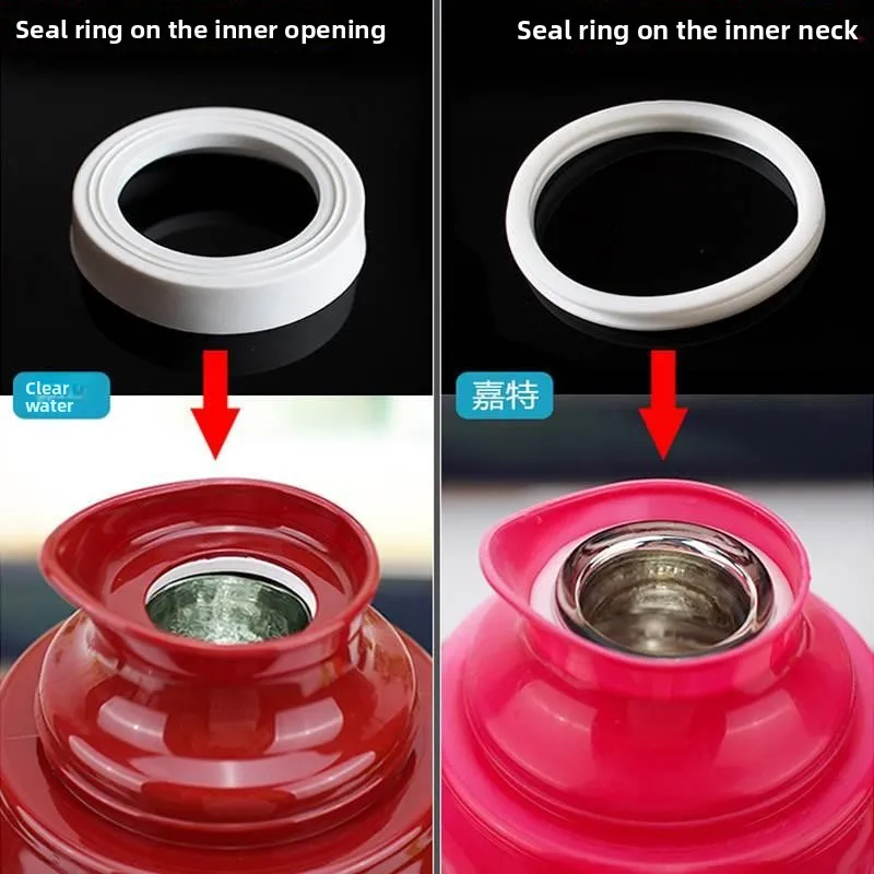 

Герметичное силиконовое уплотнительное кольцо для термоса, крышка для чайной бутылки, термостойкая прокладка для горлышка бутылки, аксессуары для крышек пищевых бутылок для воды