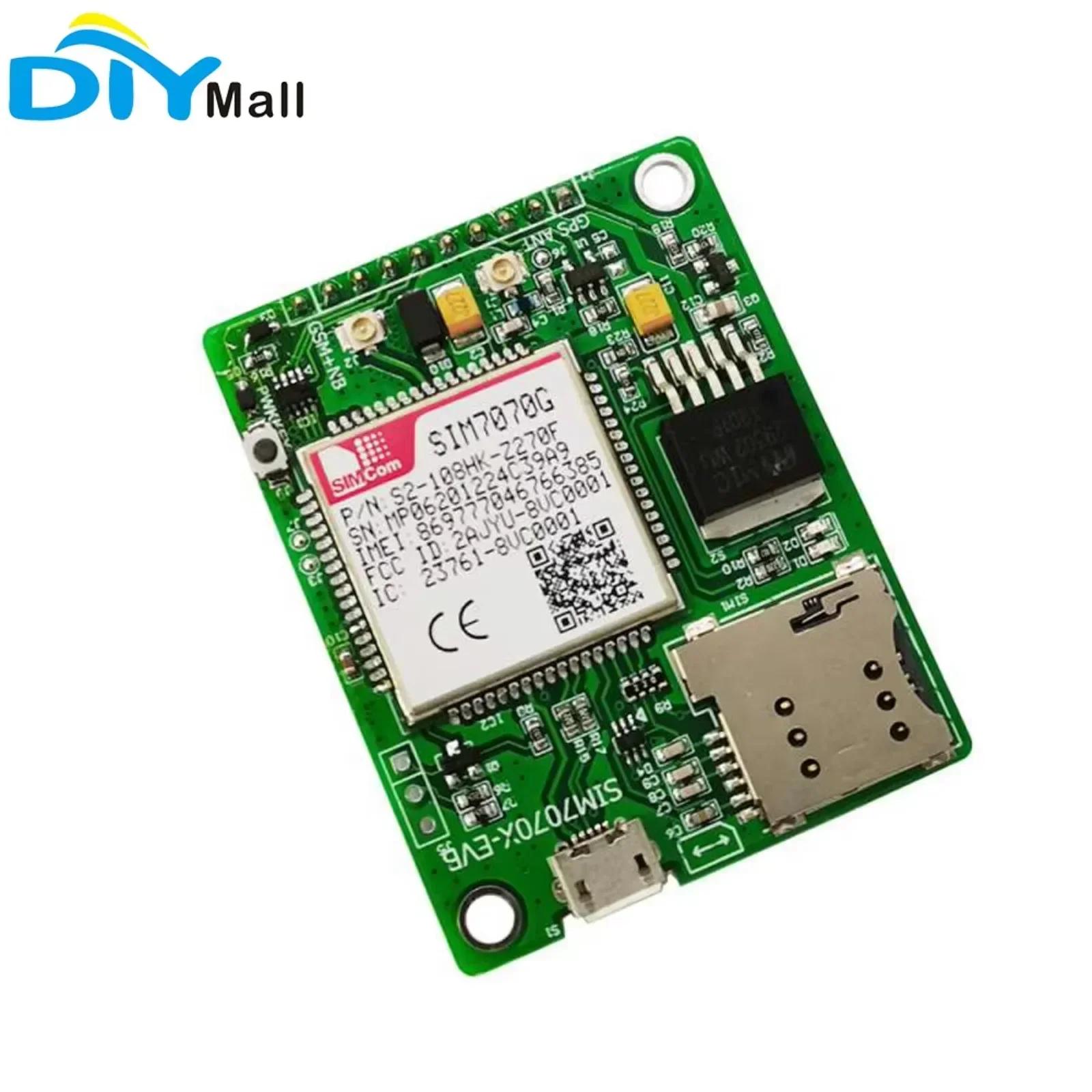 

Коммуникационный модуль SIM7070G Cat-M/NB-IoT с позиционированием GNSS и передачей данных GPRS