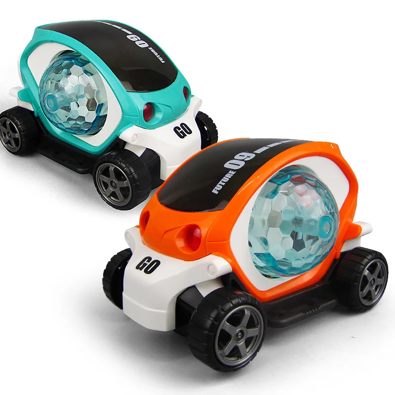 Children's Electric Glowing Music Dancing Toys Automatic Walking Music Kids Cartoon Car Toy Gift