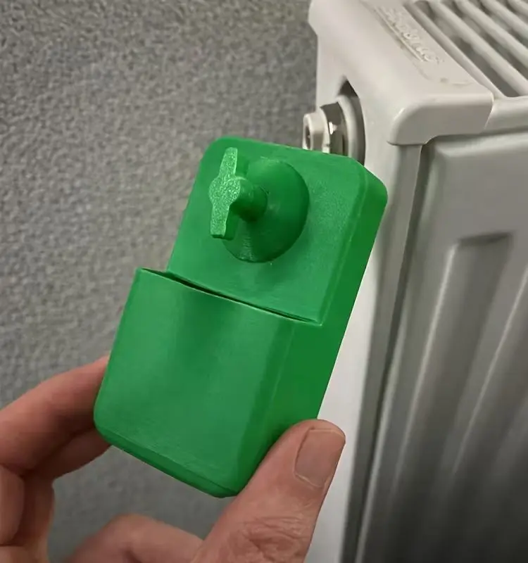 Radiatorontluchtingssleutel met wateropvangbak Geen lekken Radiatorontluchtingsgereedschap voor onderhoud van verwarmingssystemen en klepaanpassing
