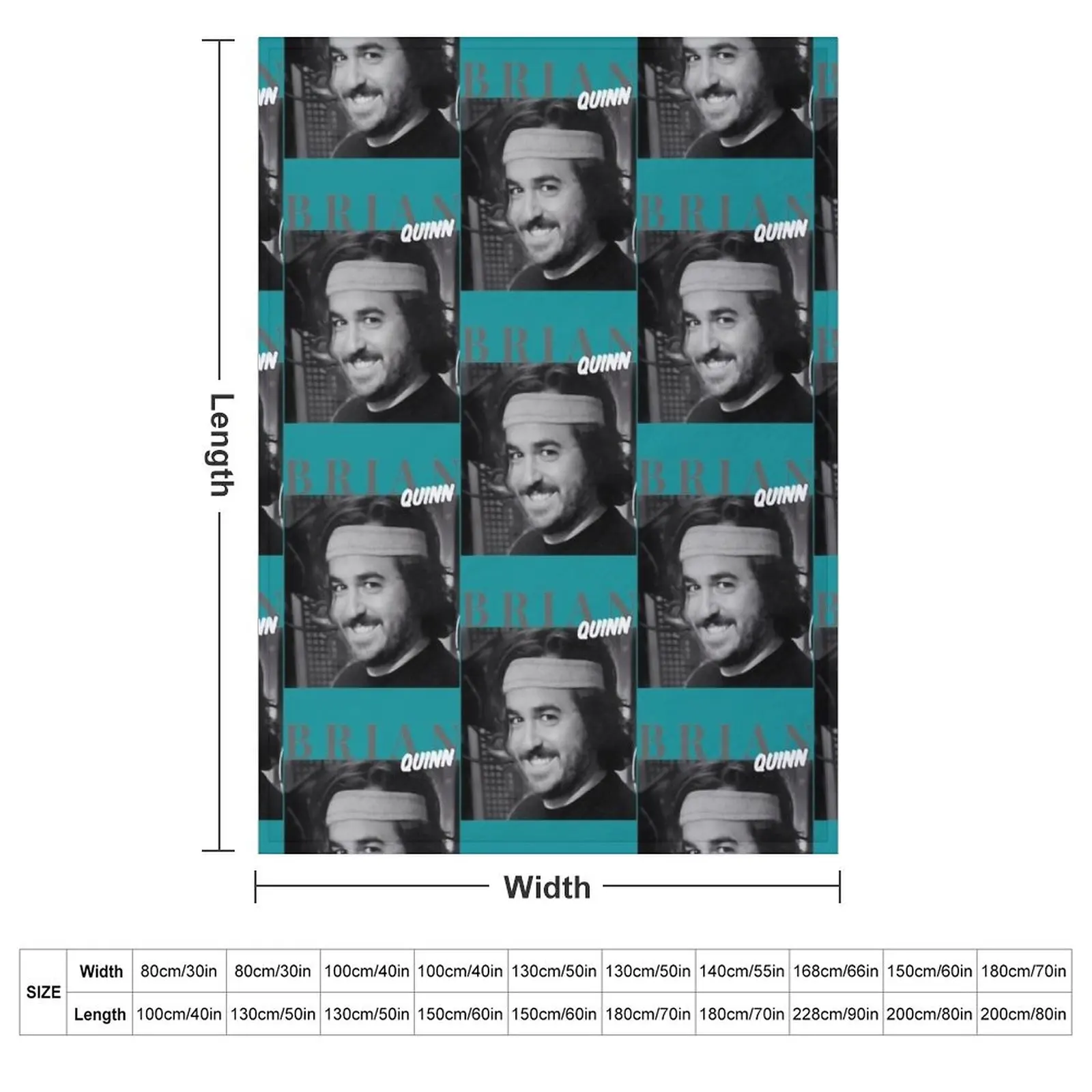 Brian Quinn Throw Blanket Bed covers Sofas anime christmas decoration manga Sofa Blankets