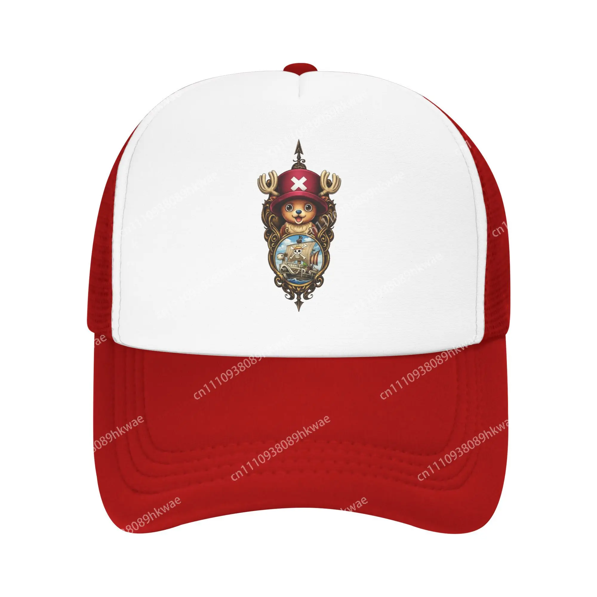 one-pieces Tony Tony Chopper Reindeer Pirate Mesh Baseball Cap Unisex Hip-Hop Trucker Worker Hats  Adjustable Summer Fishing Hat