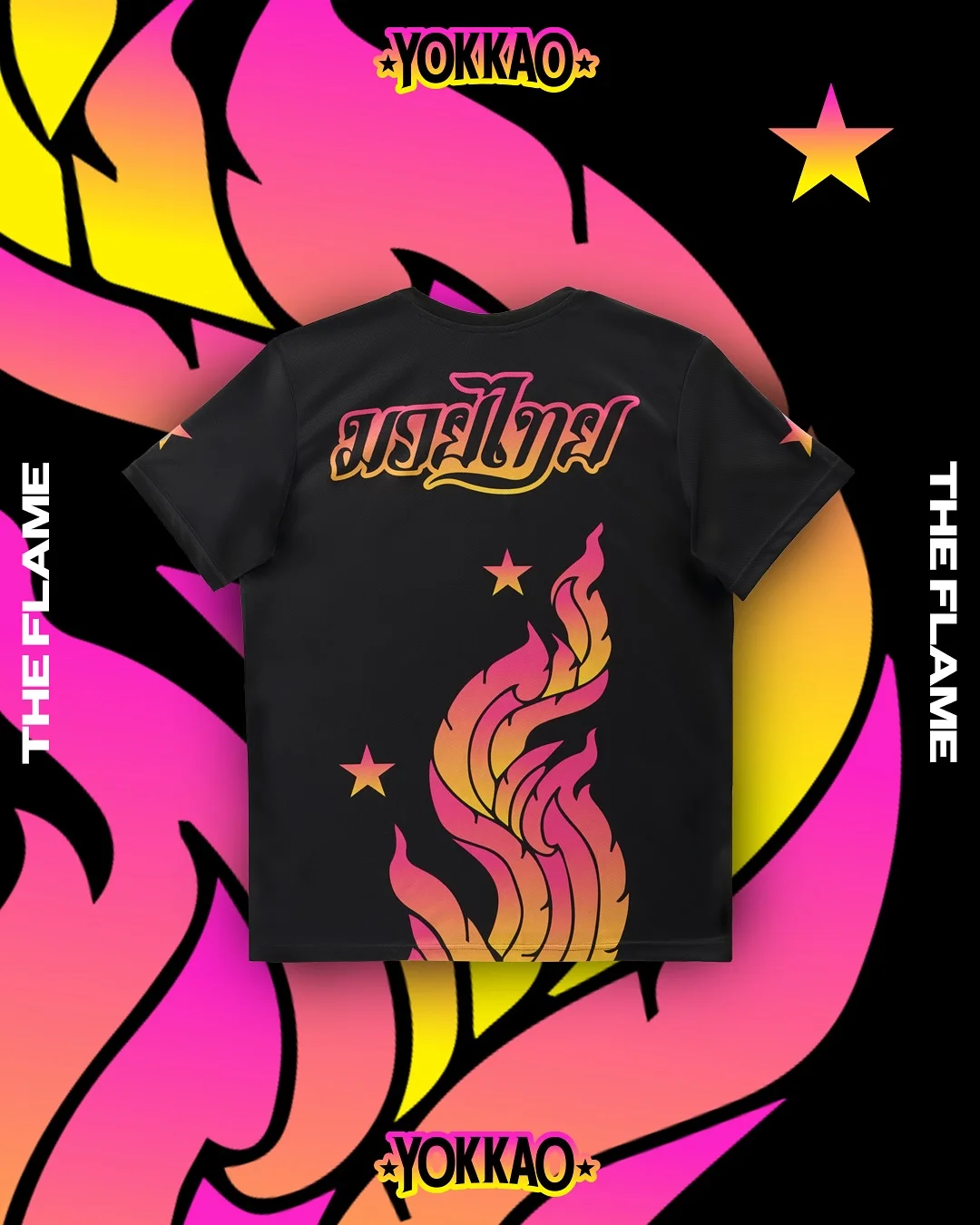 

2026 New YOKKAO Boxing Suit Muay Thai Four Season Men Women 3D Printed T-shirt Breathable Outdoor Sports Fitness Plus Size Tee