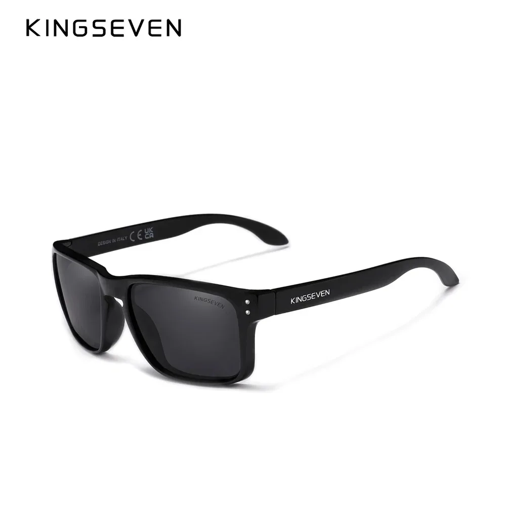 KINGSEVEN Rectangle Retro TR90 Polarized Sunglasses Women Men Cycling UV400 Climbing Glasses Anti-glare Outdoor Sports Eyewear