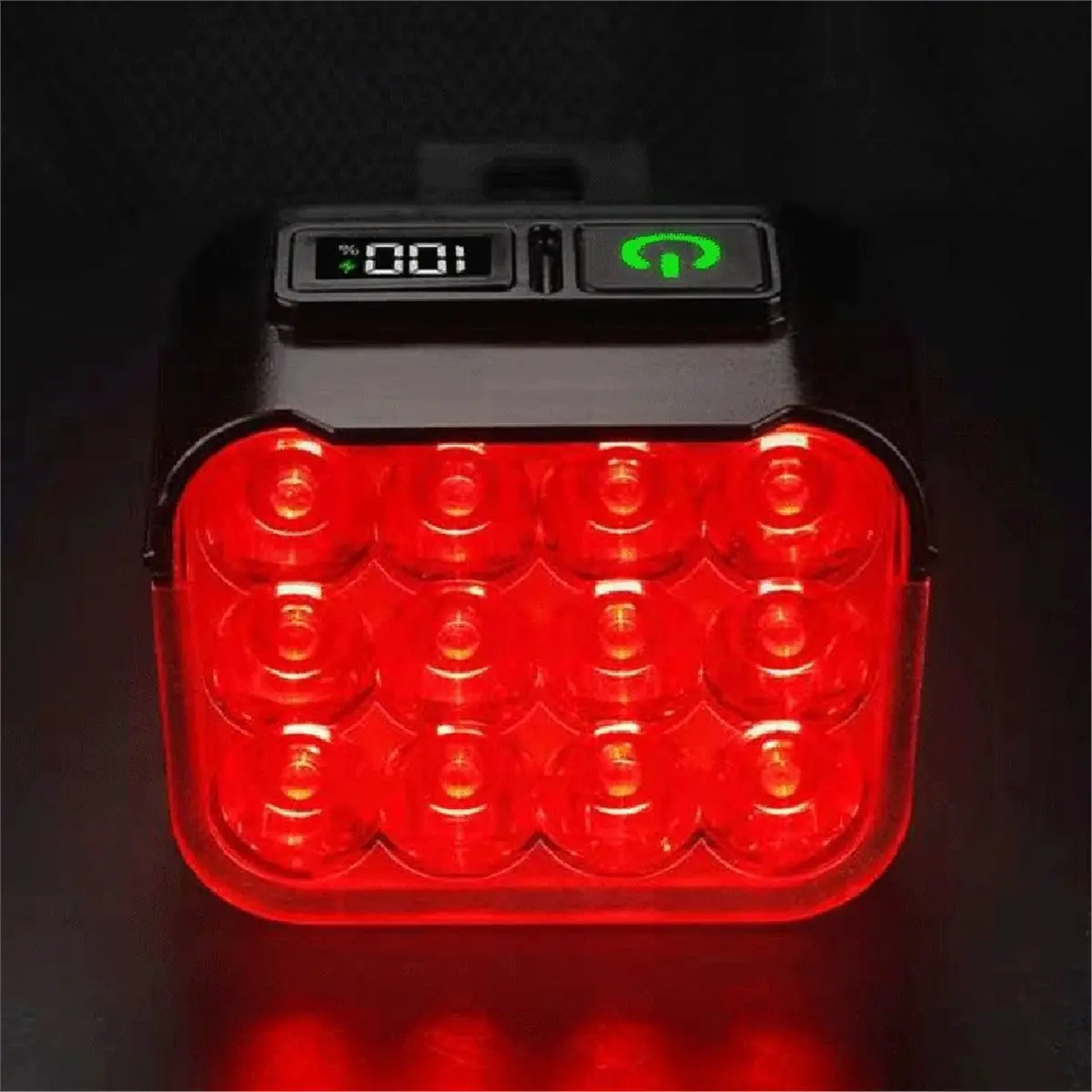 Salego Fahrrad-Rücklicht Vorderlicht LED Wasserdichte Fahrradlampe USB Wiederaufladbar MTB Rennrad Rücklichter Fahrradteile