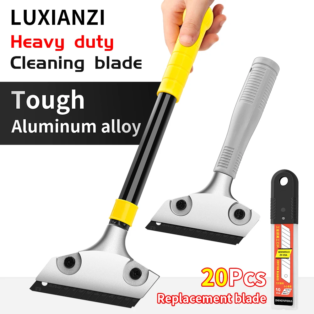 LUXIANZI Multifunction Cleaning Knife Extended Handle Household Hand Tools For Glass Floor Wall Heavy Duty Clean Scraper Blade