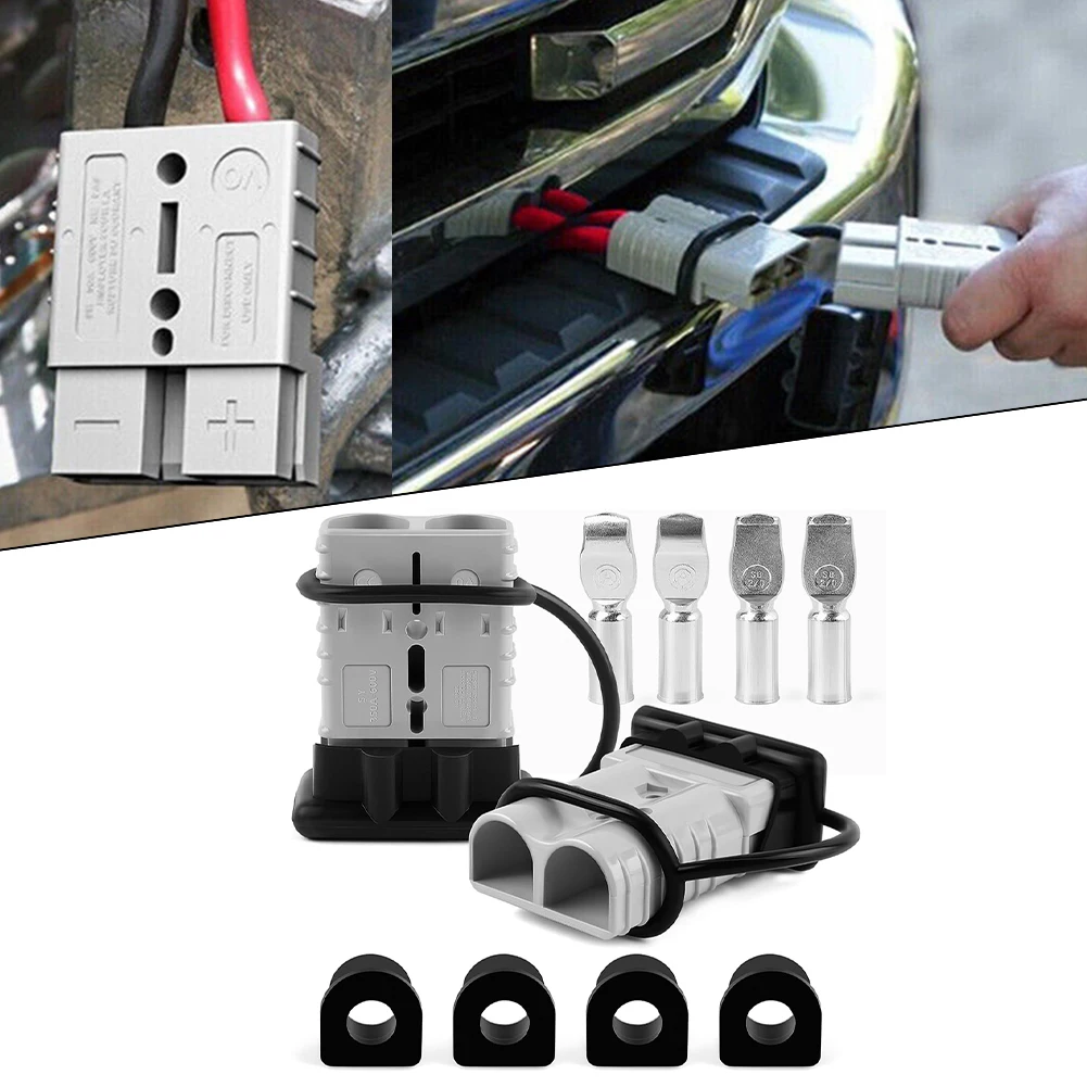 

350A Battery Quick Connect Power Connector Plug Kit 12V Winch Trailer For 2/0AWG Power Connector Plug Kit