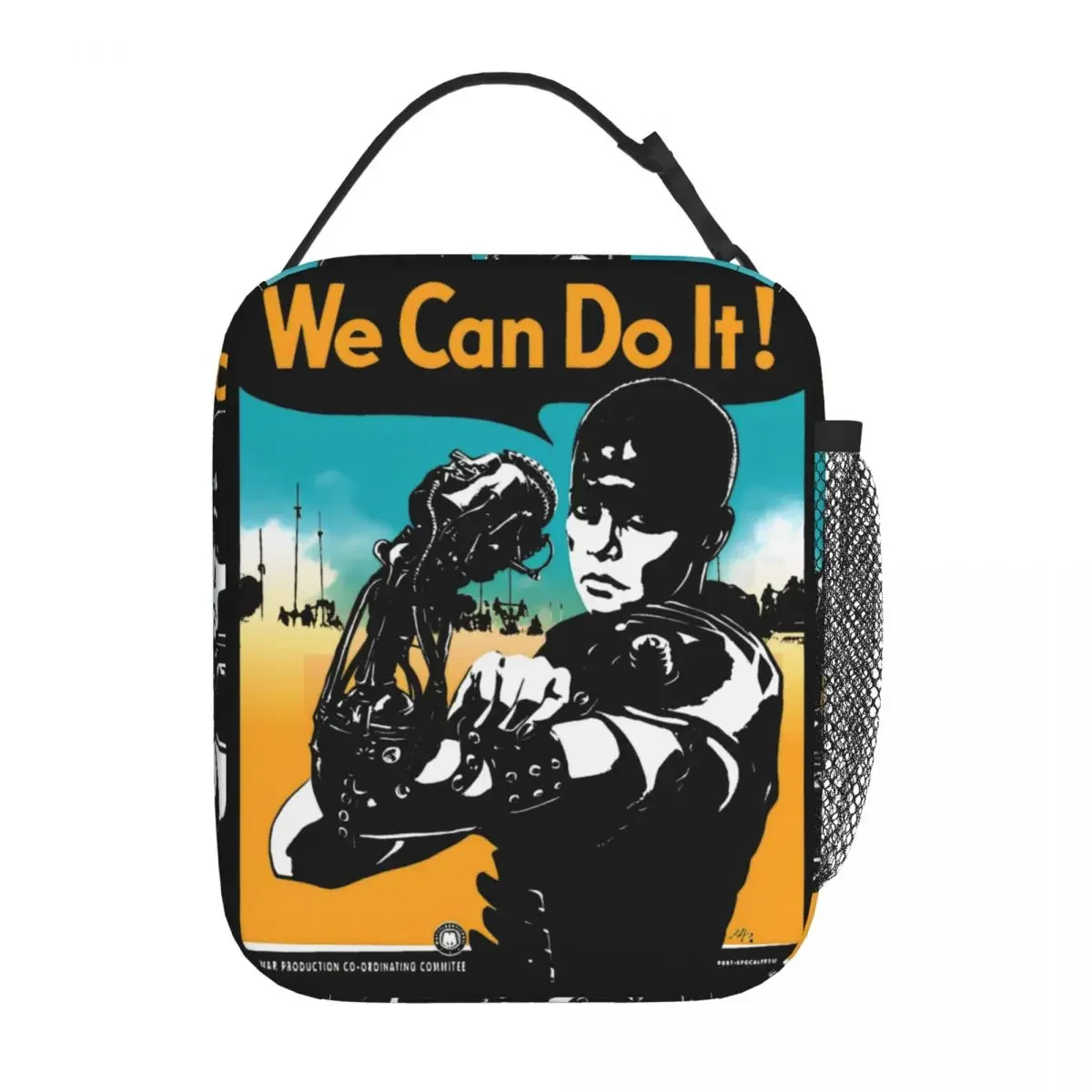 Furiosa We Can Do It Insulated Lunch Bags Furiosa A Mad Max Saga Movie Storage Food Box Thermal Cooler Bento Box For School