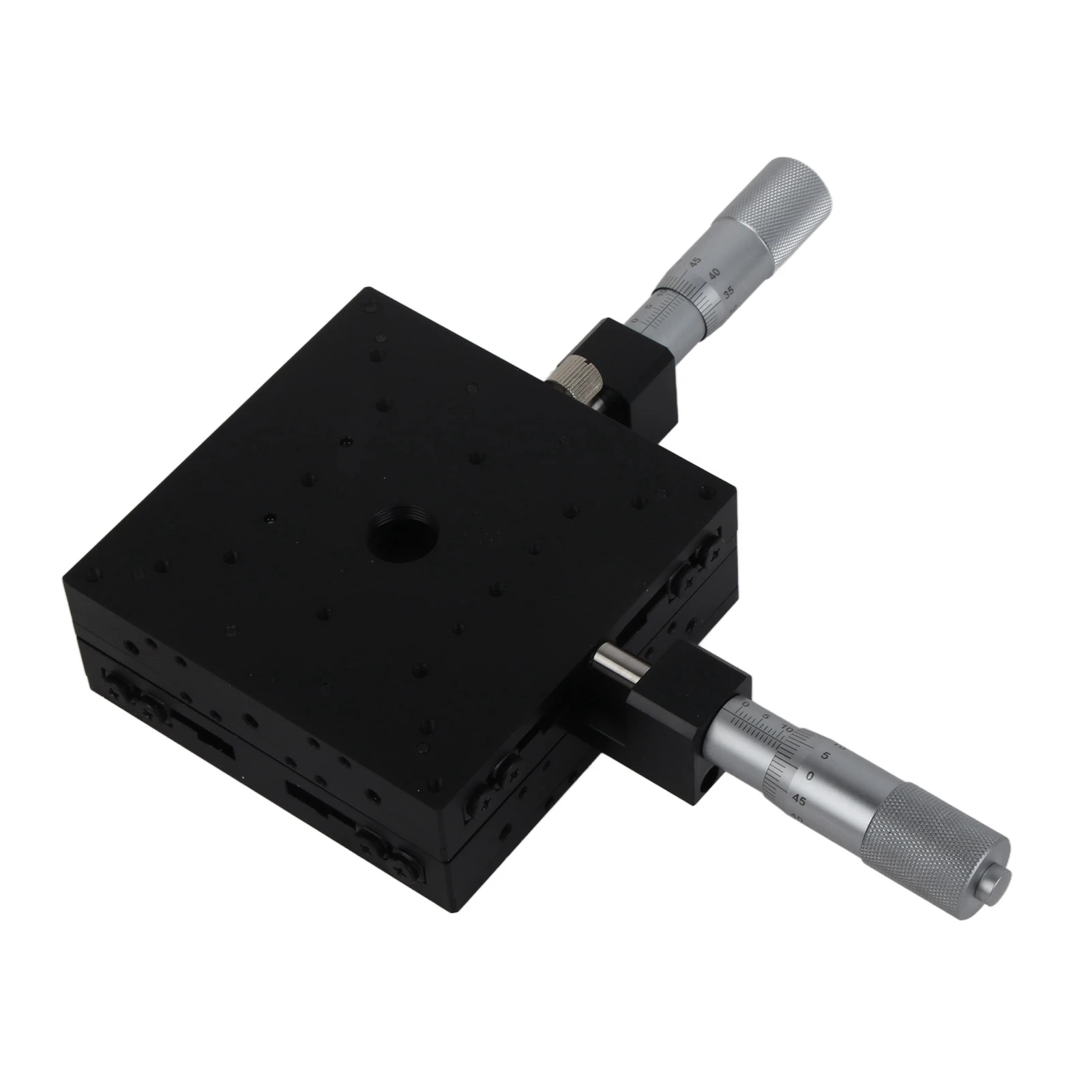 SEMY100‑AC Trimming Platform Micrometer Manual Slide Table Trimming Platform Cross Roller Stages 100*100*40mm