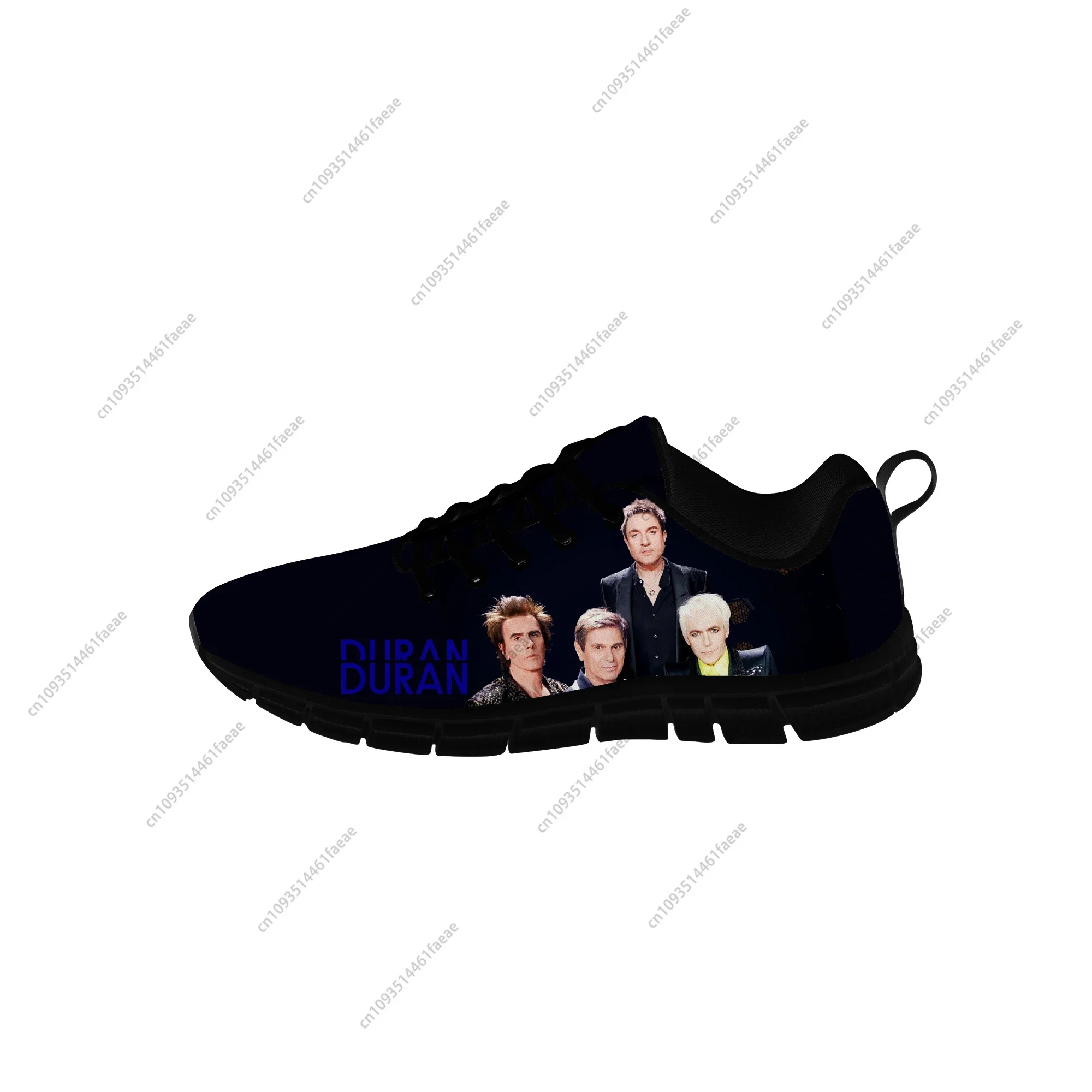 Band DURAN DURAN Low Top Sneakers Mens Womens Teenager Casual Shoes Running Shoes Custom Breathable Lightweight shoe