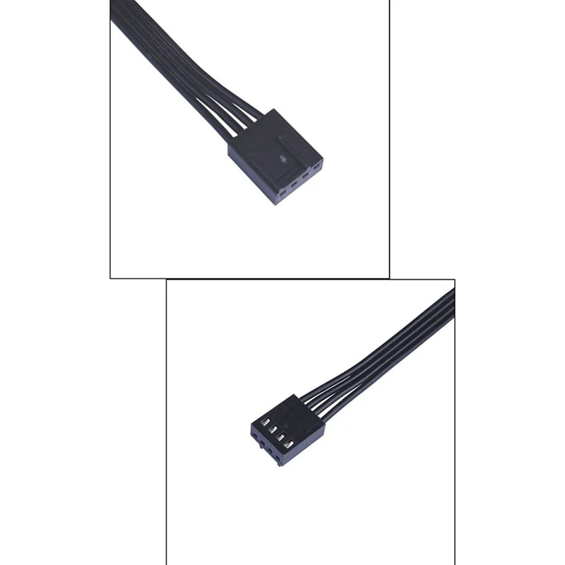 Hot TTKK 4 Stuks 40Cm 1 Tot 5 4-Pin Molex TX4 PWM Fan CPU HUB Splitter PC Case Chasis Cooler Verlengkabel Adapter Controller