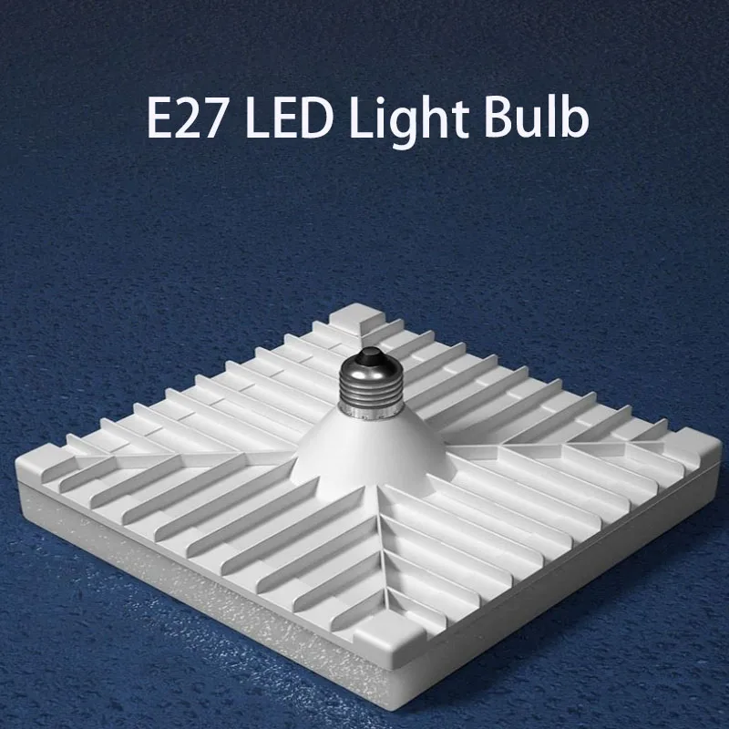 LED E27 Light Bulb E27 Base Panel Light Waterproof 220V 30W/40W/50W/65W Light Fitting Ceiling Lamp For Living Room Super Bright