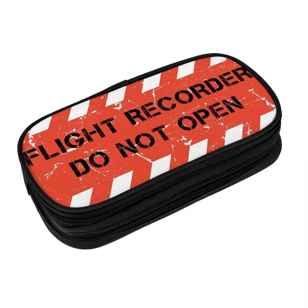 Funny Pilot Theme Black Box Flight Recorder Do Not Open Pencil Case Big Pencil Pouch Child Canva Cool Back To School Pencil Case